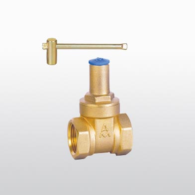 115 brass gate valve with lock