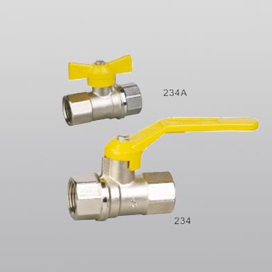 234 brass gas ball valve