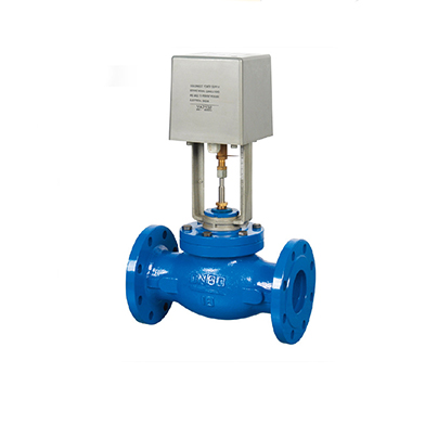 9615 cast iron flange electric two-way valve